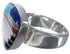 Multicolor Sterling Silver Heavy Jewelry Ring Size 6-1/4 PX40475